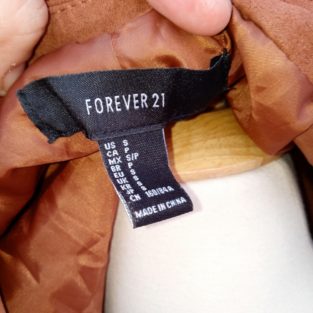 Forever 21 | Moto Jacket Rust Color Size Small - image 3